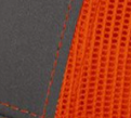 Charcoal/Orange